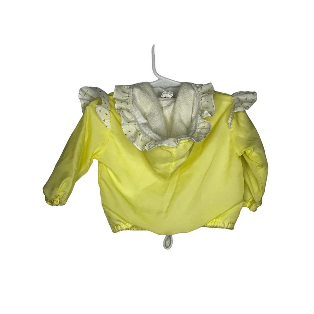 Vtg Samara Girls Yellow jacket sz 12 months elephant‎